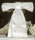 Boys first communion Arm band with embroidered cross and chalice   Made in USA