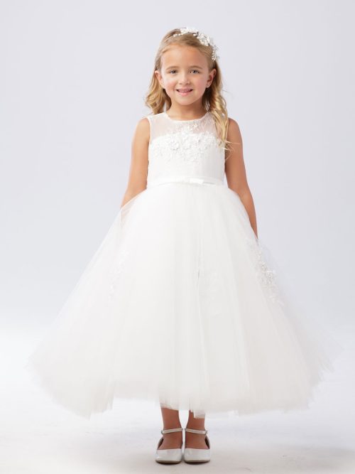 Beautiful Ivory First Holy Communion Dress