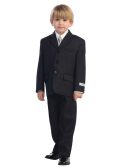 Boys Double Pin Stripe First Communion Suit