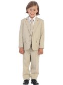 Boys Tan First Communion Suit