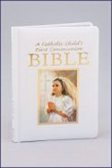 Catholic Child's First Communion Girl's Bible