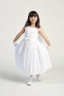 Cotton Eyelet First Communion Dress