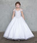 Off Shoulder First Communion Ball Gown