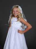 First Communion Lace Mantilla Veil