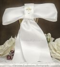 Boys first communion Arm band with Gold Cross Made in the USA