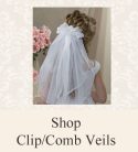 First Communion Comb-Clip Veils