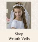 First Communion Wreath Veils