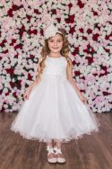 Lace Glitter Tulle First Communion Dress