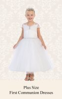 Plus Size First Communion Dresses