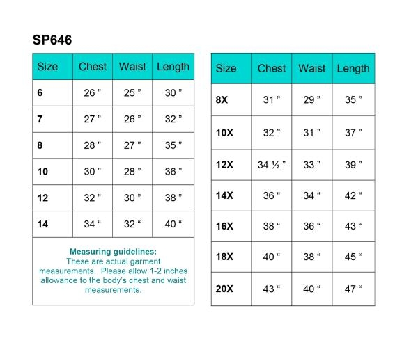 First Communion Dress Size Chart